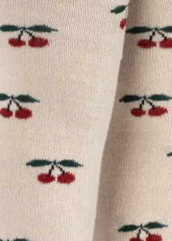 2 PACK CHERRY DOT TIGHTS - cherry mix