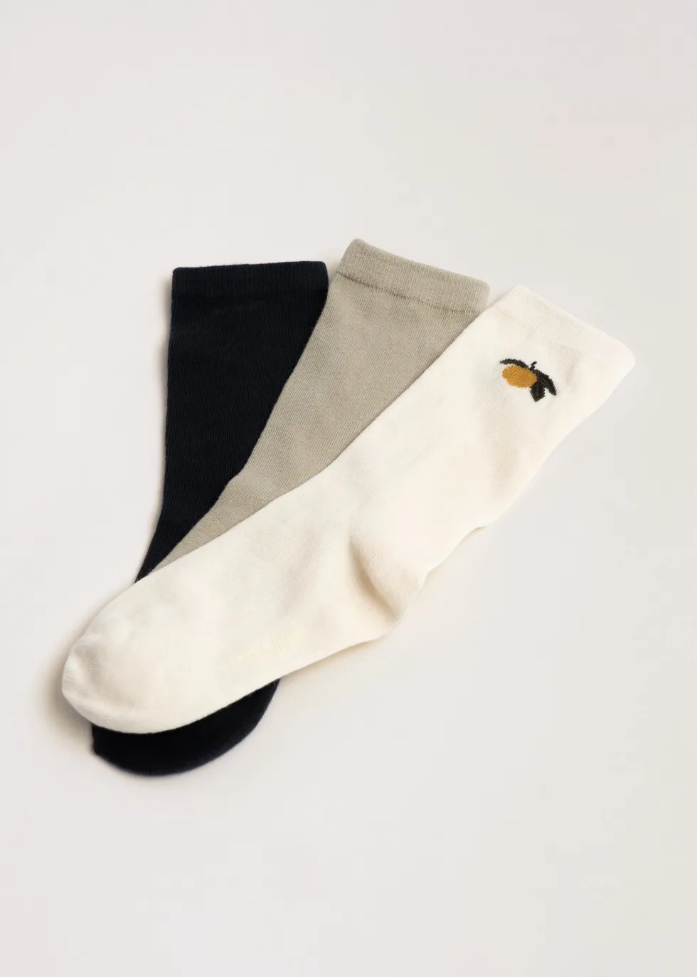 3 PACK JACQUARD SOCKS - lemon mix