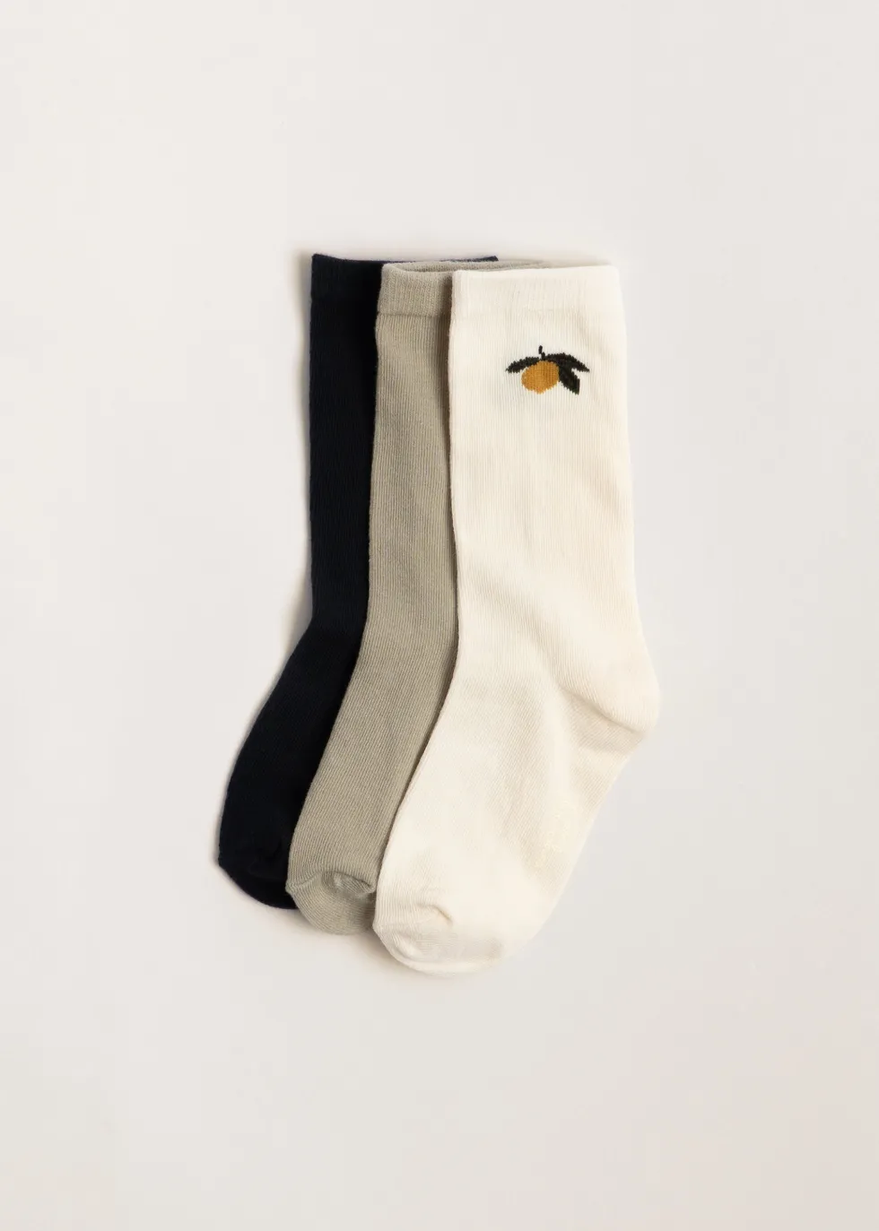 3 PACK JACQUARD SOCKS - lemon mix