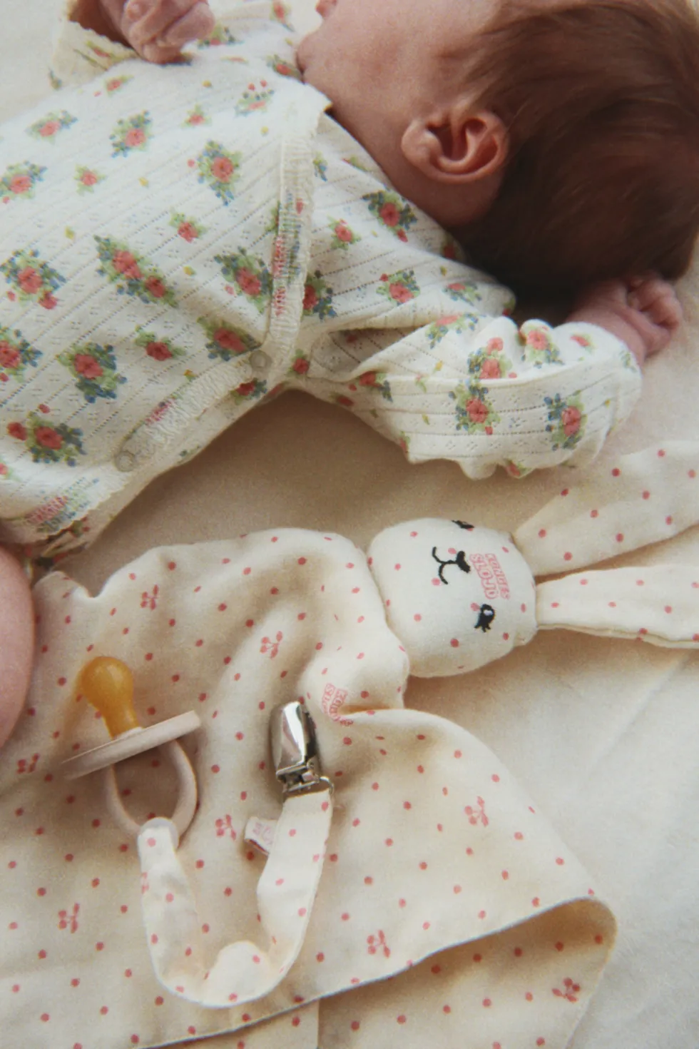 2 PACK PACIFIER STRAP - cherry dot