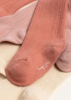 3 PACK POIENTELLE TIGHTS - rose mix