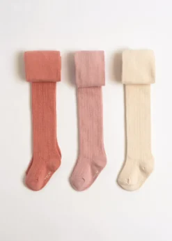 3 PACK POIENTELLE TIGHTS - rose mix