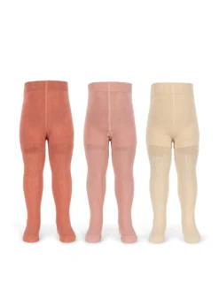 3 PACK POIENTELLE TIGHTS - rose mix