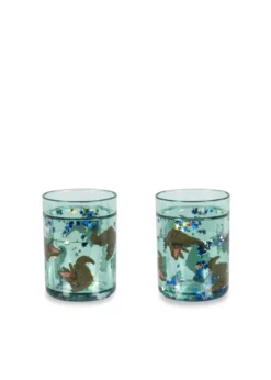 2 Pak GLITTER Kopper - crocodile