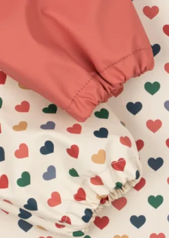 2 PAK HAGESMÆK MED ÆRMER - coeur colore/faded rose