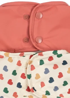2 PAK HAGESMÆK MED ÆRMER - coeur colore/faded rose