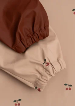 2 pak langærmet hagesmæk - cherry