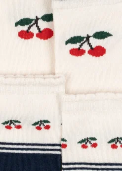 2 Pak Strømper - cherry