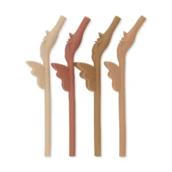 4 pak sugerør - rose mix