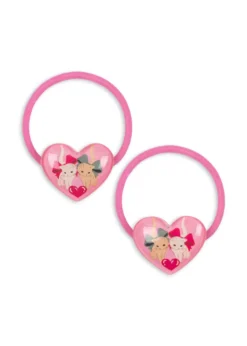 2 pak vilma hårelastikker - bow kitty