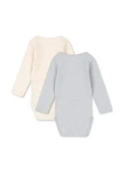 PERLA 2 PACK LS BODY OCS - buttercream/pearl blue