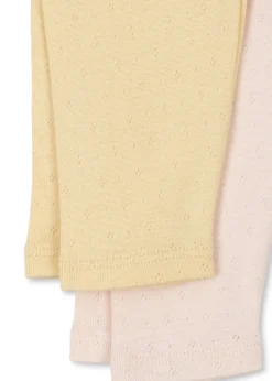 PERLA 2 PACK PANTS OCS - banana crepe/creole pink