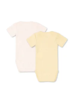 PERLA 2 PACK SS BODY OCS - banana crepe/creole pink