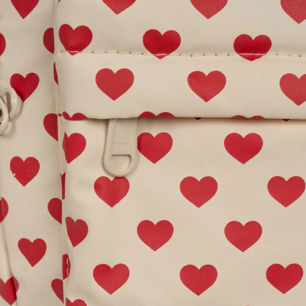 RAINY KIDS BACKPACK MIDI - coeur rouge