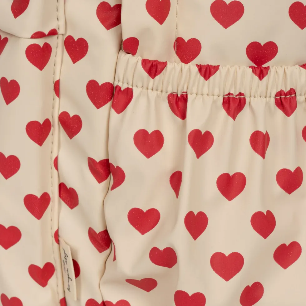 RAINY KIDS BACKPACK MIDI - coeur rouge