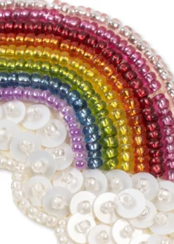 Regnbue Perle Hårspænder - rainbow