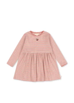 Roli Stribet Kjole - rose cream stripe