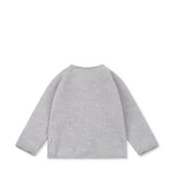 saga cardigan - grey melange