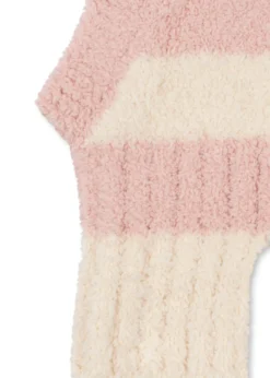 Softy Balaclava - rosy stripe