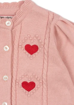 Soleil cardigan - silver pink