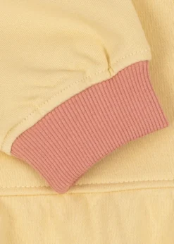 SPOTTY SWEATSHIRT - banana crepe