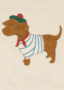 SPOTTY SWEATSHIRT - brown rice