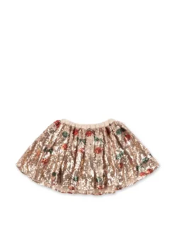 STARLA SEQUIN SKIRT - ma grande cerise blush