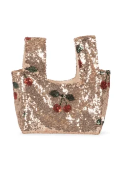 STARLA SEQUIN TOTE BAG - ma grande cerise blush