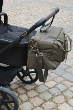 stropper til pusletaske - moss grey