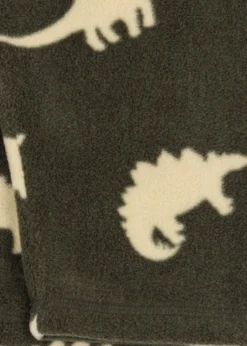 TAVI FLEECEBUKSER - dino silhouette