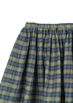 Terre nederdel - laurel blue check