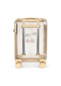 TRANSPARENT REJSEKUFFERT - cherry transparent