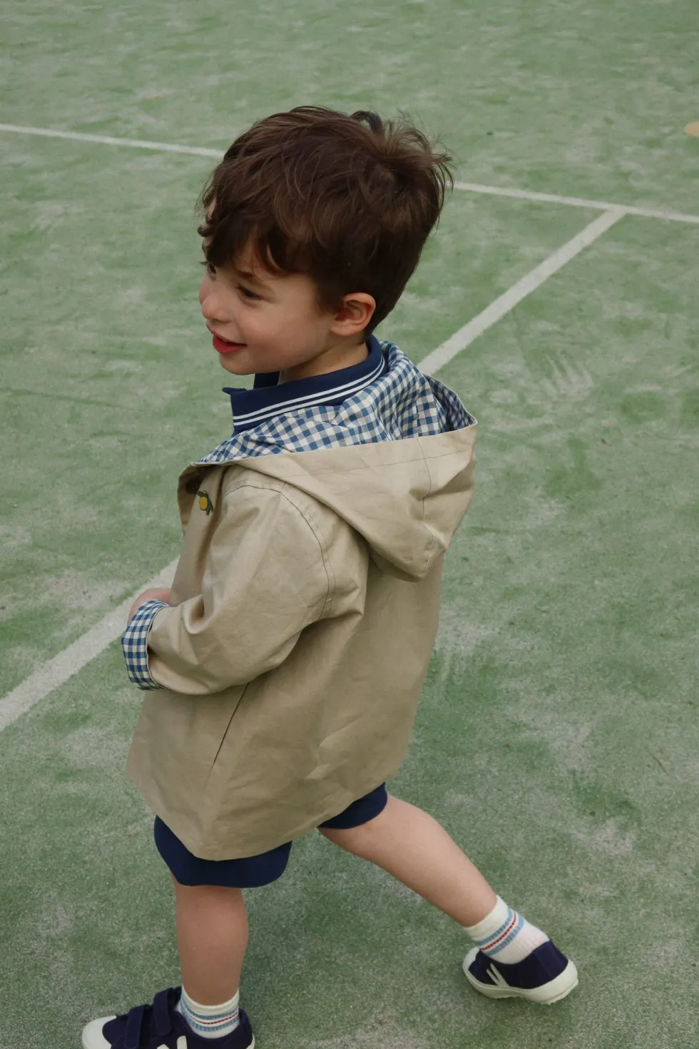 Trenchy Frakke - oxford tan
