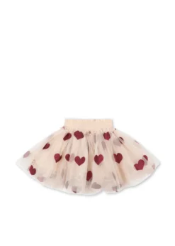 TULLIE SMOCK SKIRT - coeur glitter