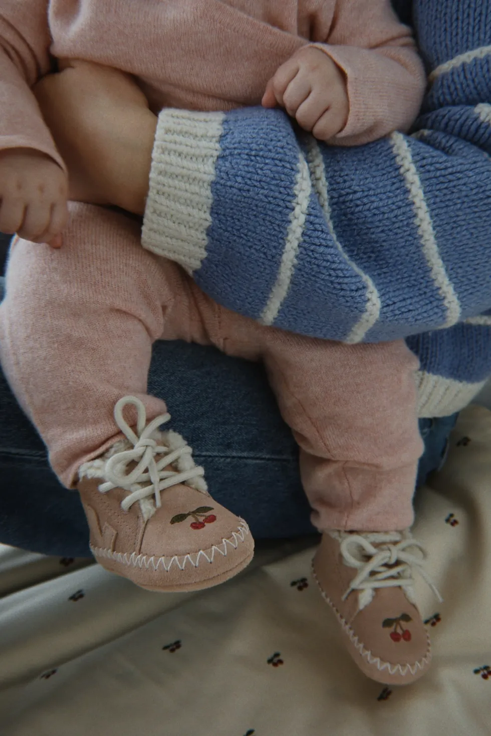 VEJA X KS BABY SHOE - blush