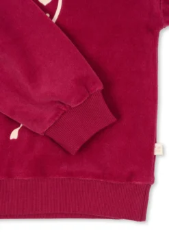 Velou bluse - sangria