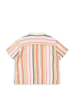 VENICE KORTÆRMET SKJORTE - malibu stripe