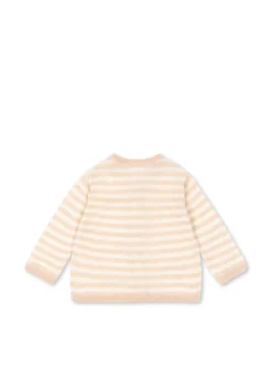 Venti strik cardigan - cameo rose