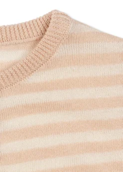 Venti strik cardigan - cameo rose