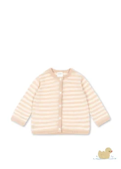 Venti strik cardigan - cameo rose