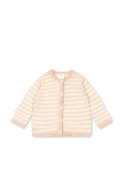 Venti strik cardigan - cameo rose