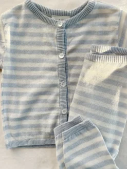 Venti strik cardigan - gray dawn