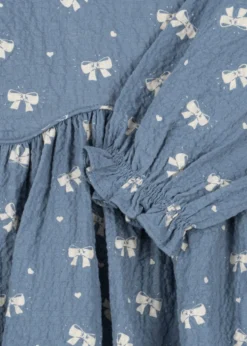 Vida kjole - boucle blue