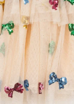 Yvonne fairy kjole - bow coloré