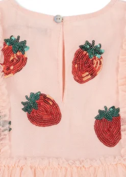 Yvonne Kjole - strawberry rose
