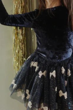YVONNE nederdel - bowie night sky sequin